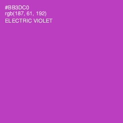 #BB3DC0 - Electric Violet Color Image
