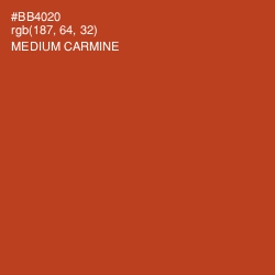 #BB4020 - Medium Carmine Color Image