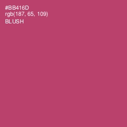 #BB416D - Blush Color Image