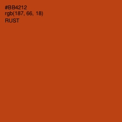 #BB4212 - Rust Color Image