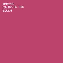 #BB426C - Blush Color Image