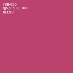 #BB426D - Blush Color Image