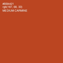 #BB4421 - Medium Carmine Color Image