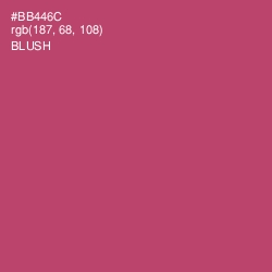 #BB446C - Blush Color Image