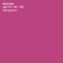 #BB4480 - Tapestry Color Image