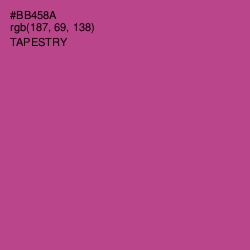 #BB458A - Tapestry Color Image