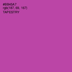 #BB45A7 - Tapestry Color Image