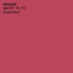 #BB465B - Chestnut Color Image