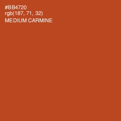 #BB4720 - Medium Carmine Color Image