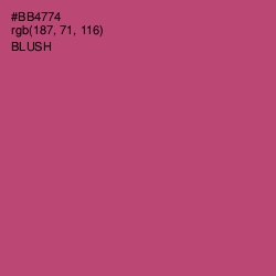 #BB4774 - Blush Color Image