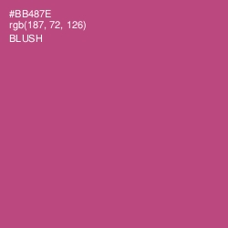 #BB487E - Blush Color Image