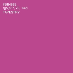 #BB488E - Tapestry Color Image