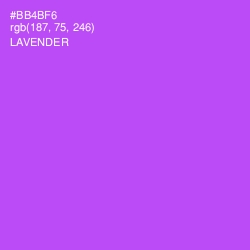 #BB4BF6 - Lavender Color Image