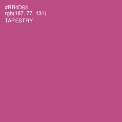 #BB4D83 - Tapestry Color Image