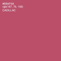 #BB4F6A - Cadillac Color Image