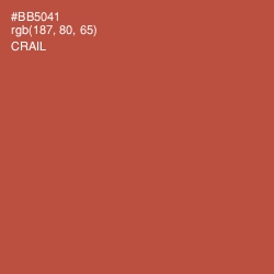 #BB5041 - Crail Color Image