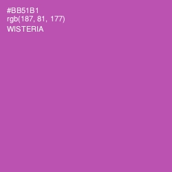 #BB51B1 - Wisteria Color Image