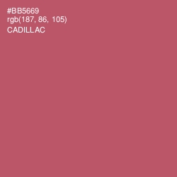 #BB5669 - Cadillac Color Image