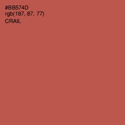 #BB574D - Crail Color Image