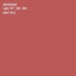#BB5858 - Matrix Color Image