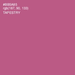 #BB5A85 - Tapestry Color Image