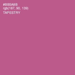 #BB5A8B - Tapestry Color Image