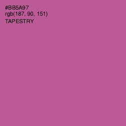 #BB5A97 - Tapestry Color Image