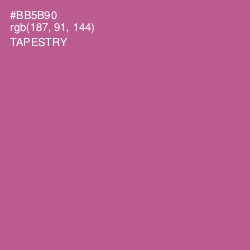 #BB5B90 - Tapestry Color Image