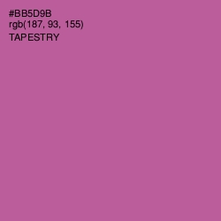 #BB5D9B - Tapestry Color Image