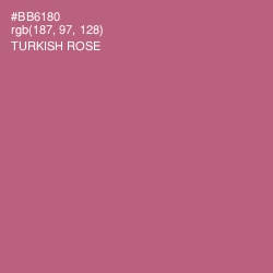 #BB6180 - Turkish Rose Color Image