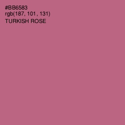 #BB6583 - Turkish Rose Color Image