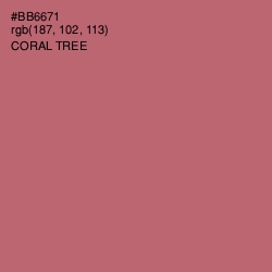 #BB6671 - Coral Tree Color Image