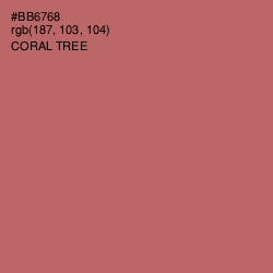 #BB6768 - Coral Tree Color Image