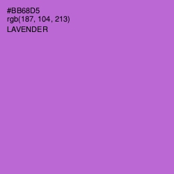 #BB68D5 - Lavender Color Image