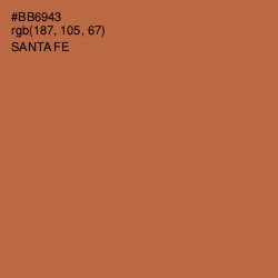 #BB6943 - Santa Fe Color Image