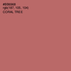 #BB6968 - Coral Tree Color Image