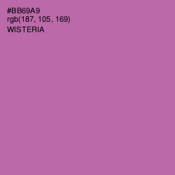 #BB69A9 - Wisteria Color Image