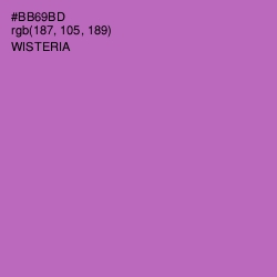 #BB69BD - Wisteria Color Image