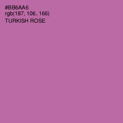 #BB6AA6 - Turkish Rose Color Image