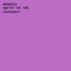 #BB6DC6 - Lavender Color Image