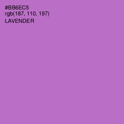 #BB6EC5 - Lavender Color Image