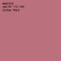 #BB707E - Coral Tree Color Image