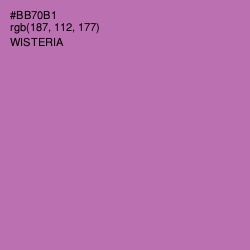 #BB70B1 - Wisteria Color Image