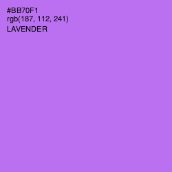 #BB70F1 - Lavender Color Image
