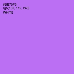 #BB70F3 - Lavender Color Image