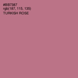 #BB7387 - Turkish Rose Color Image