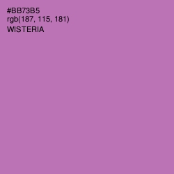 #BB73B5 - Wisteria Color Image