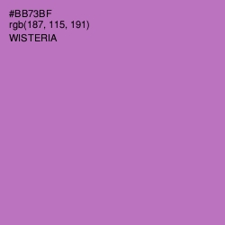 #BB73BF - Wisteria Color Image