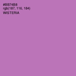 #BB74B8 - Wisteria Color Image