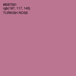 #BB7591 - Turkish Rose Color Image